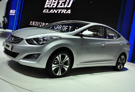 北京現(xiàn)代 朗動 1.6L 自動 尊貴型 2012款